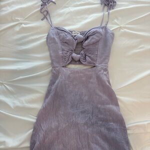 Vestique short lilac dress size small